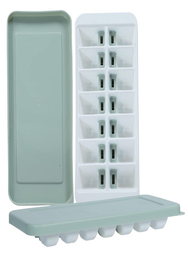 جايبي بلس قالب مكعبات الثلج جاي بي بلس سمارت آيس باللون الأزرق الفاتح للثلاجة (عبوة من قطعتين) - Image 2